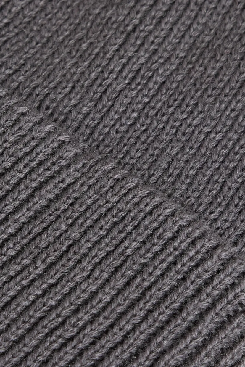 Серая шапка Y-3 Classic Knitted 5
