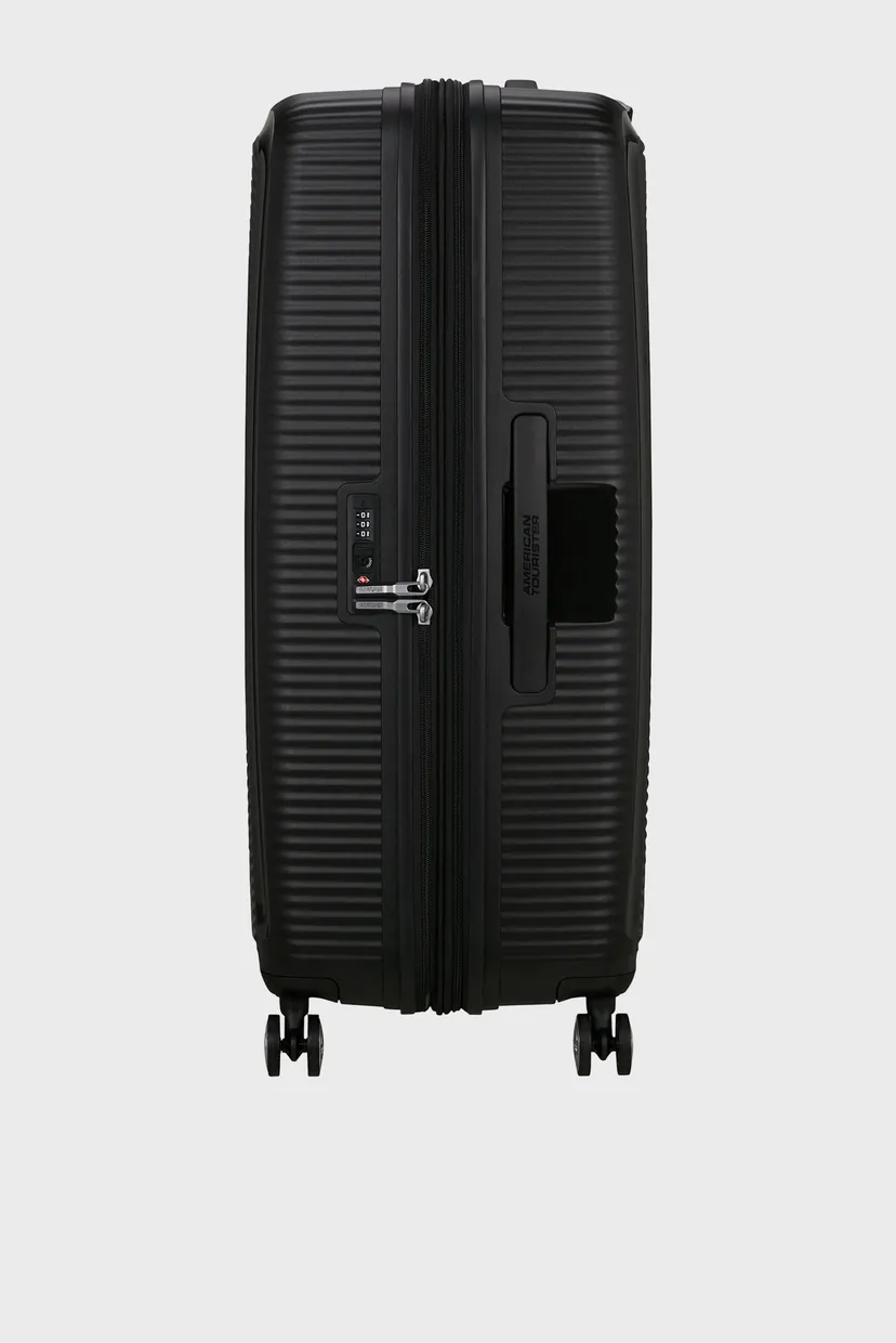 Жіноча чорна валіза 80 см SOUNDBOX BLACK 3