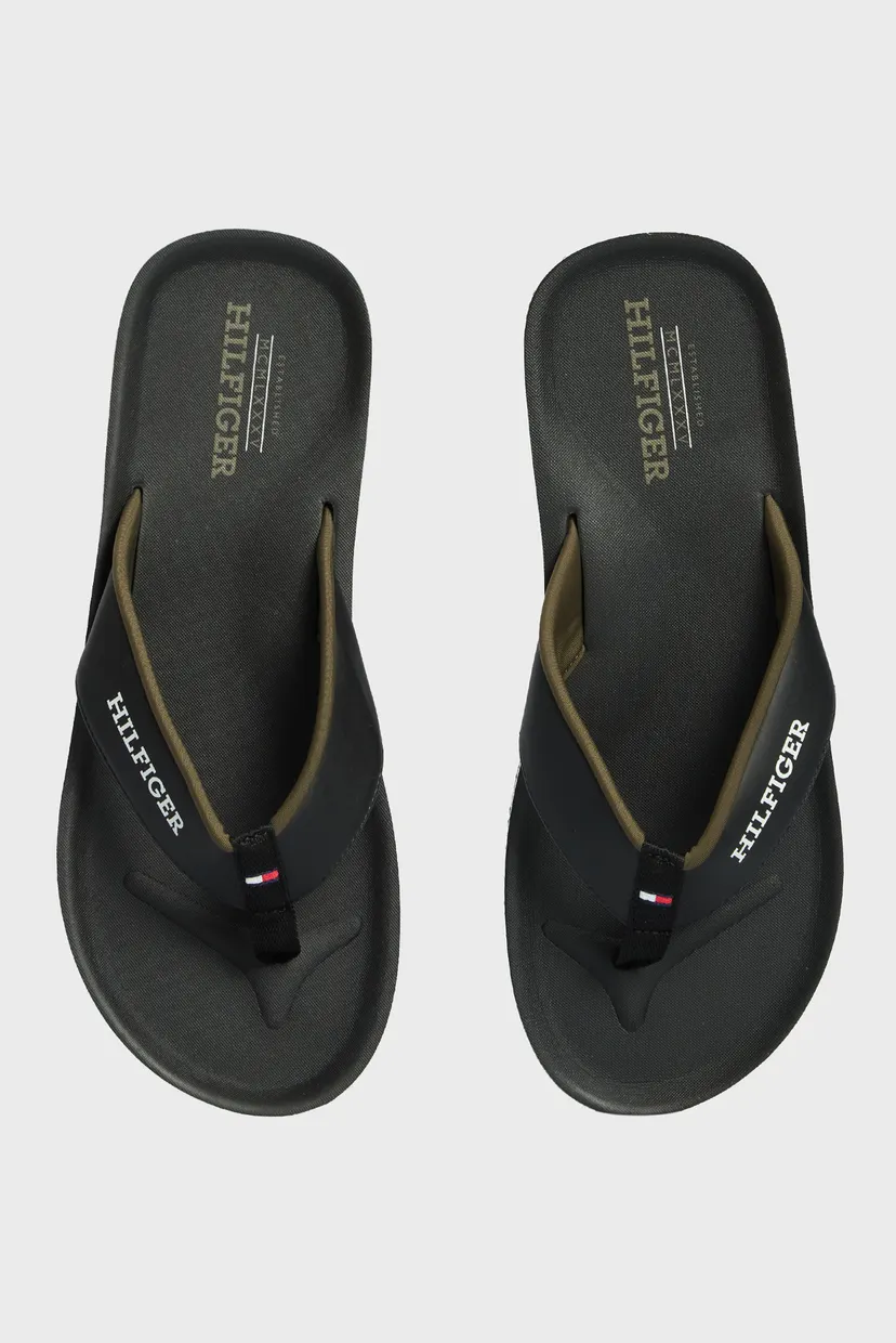 Чоловічі чорні в'єтнамки PADDED COMFORT HILFIGER 4