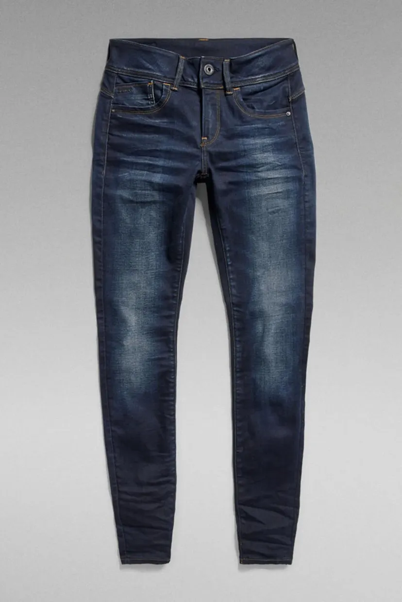 Жіночі темно-сині джинси Lynn Mid Skinny 4