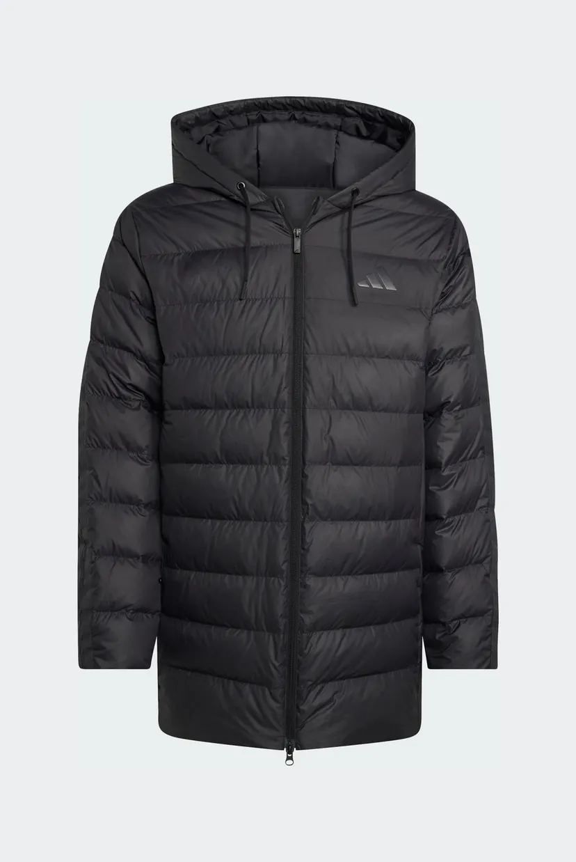 Мужской черный пуховик Essentials CLIMAWARM 3-Stripes 6