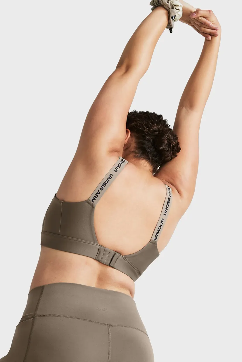 Женский коричневый топ UA Infinity High 2.0 Bra 4