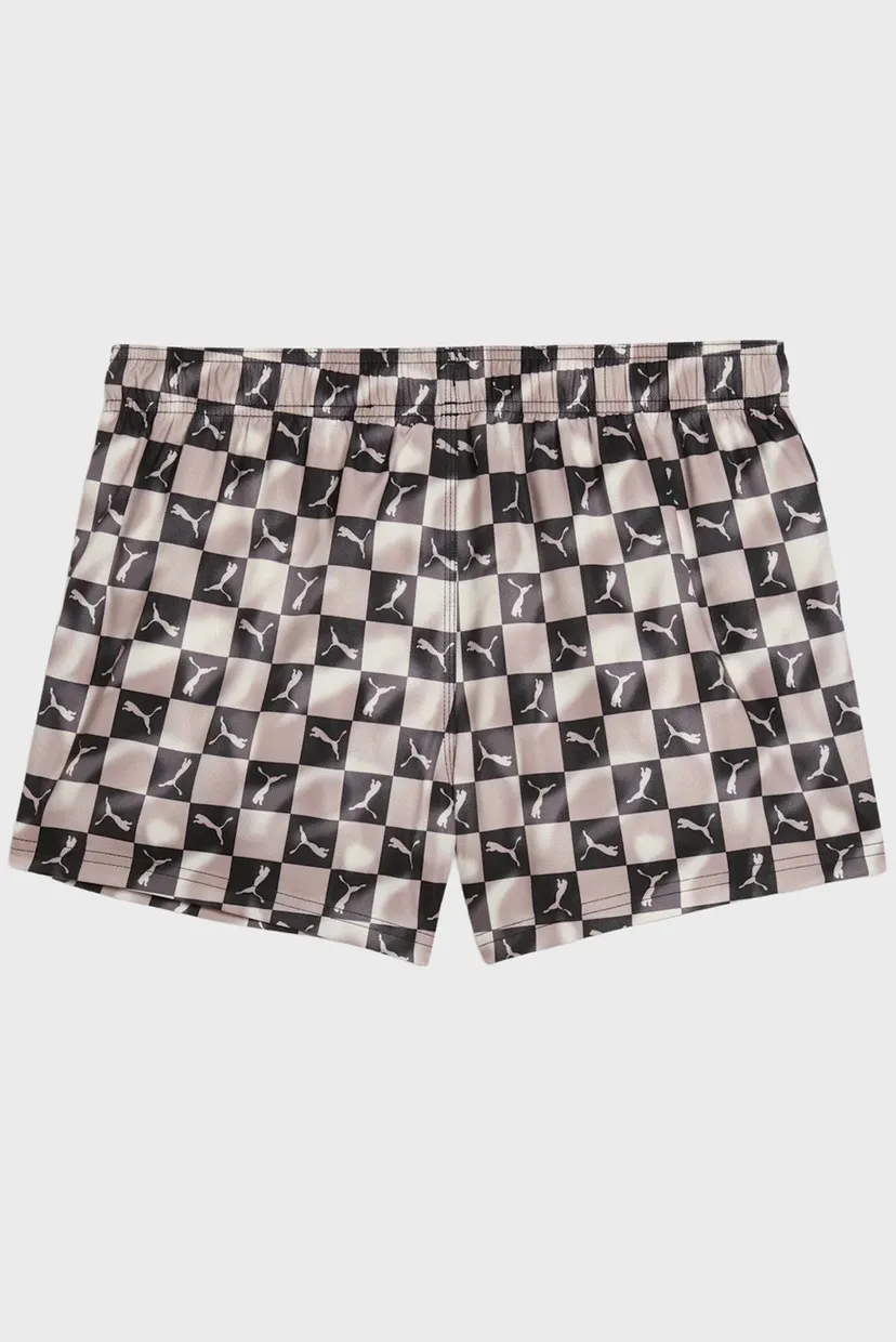 Мужские плавательные шорты в клетку PUMA Men's Swim Short 4