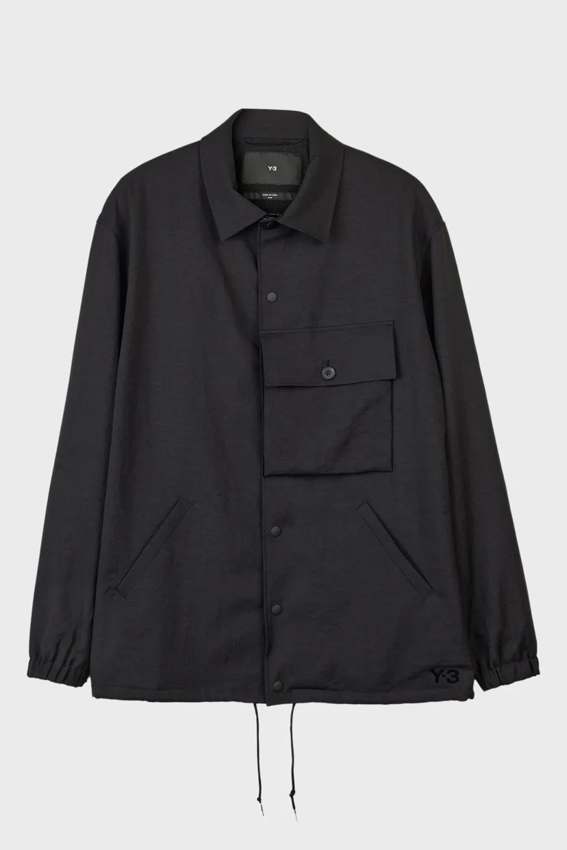 Мужская черная ветровка Y-3 Sport Uniform Coach 7