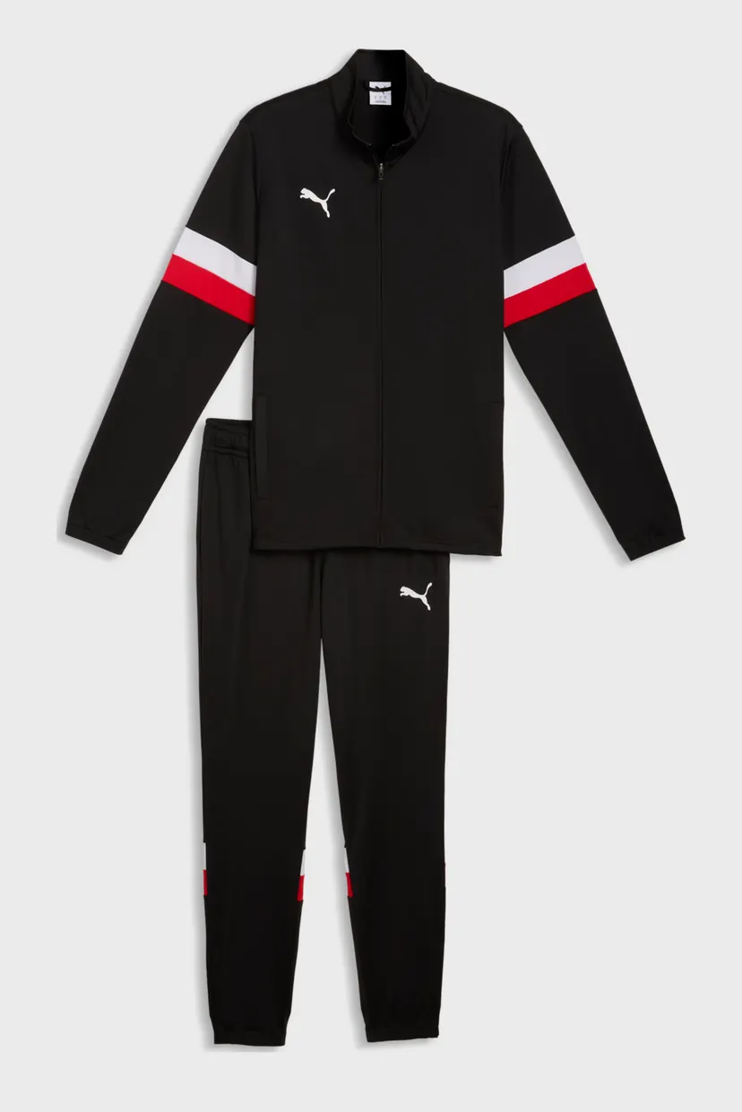 Мужской черный спортивный костюм (кофта, брюки) individualRISE Men's Football Tracksuit 6