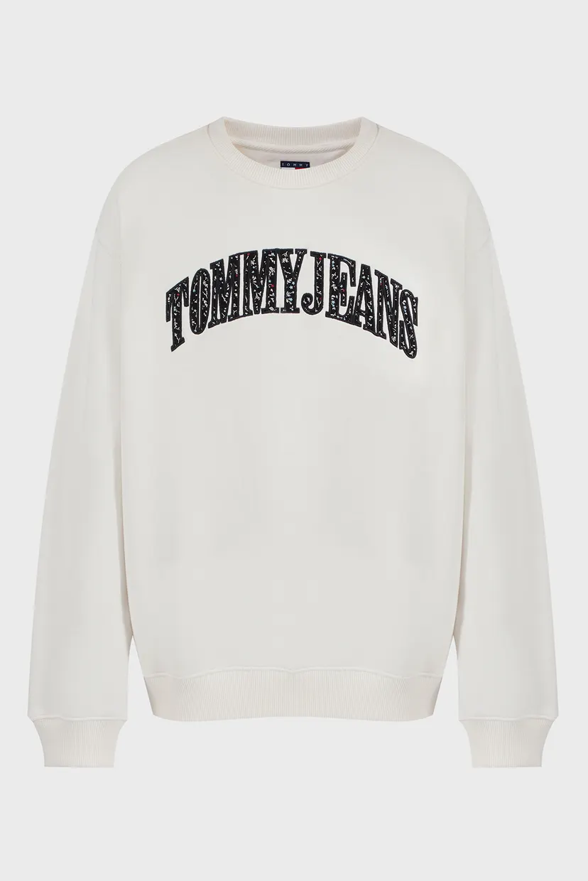 Женский белый свитшот TJW RLX FLORAL VARSITY CREW 6