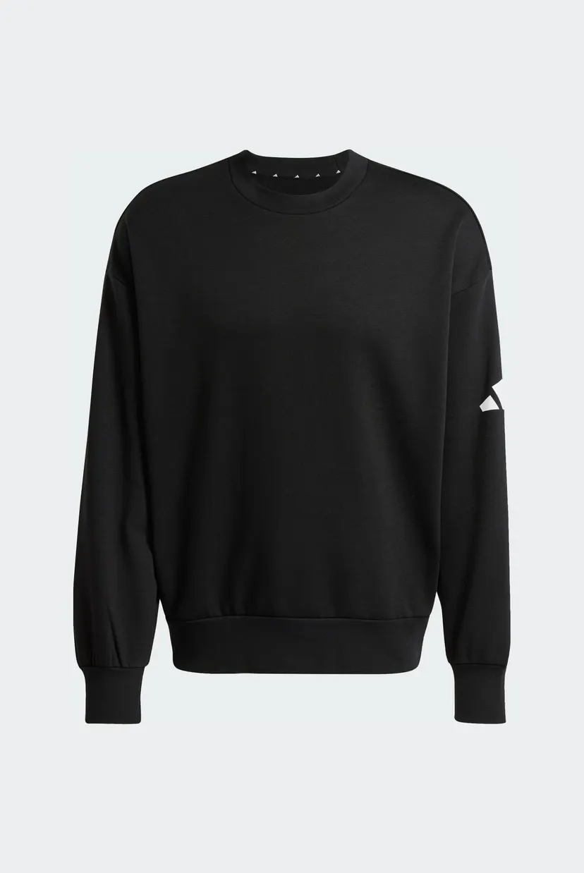 Чоловічий чорний світшот Essentials Loose Fit 3 Bar Logo 6