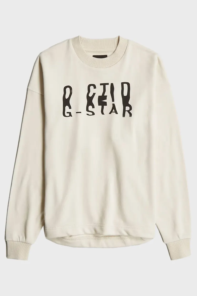Женский белый свитшот Chroma gr loose sw wmn 7