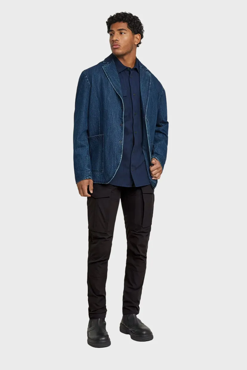 Чоловічі чорні карго Rovic Zip 3D 4