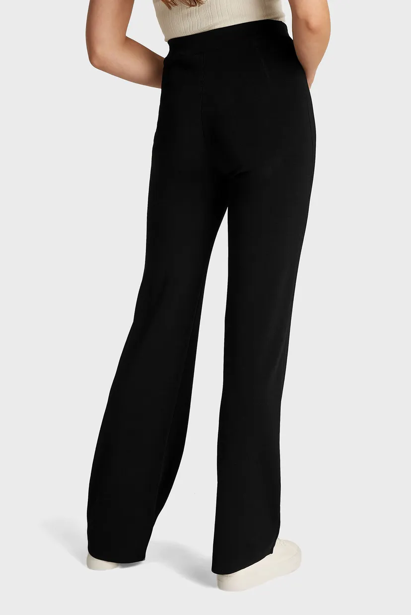 Жіночі чорні брюки RAYON SWEATER PANT 3