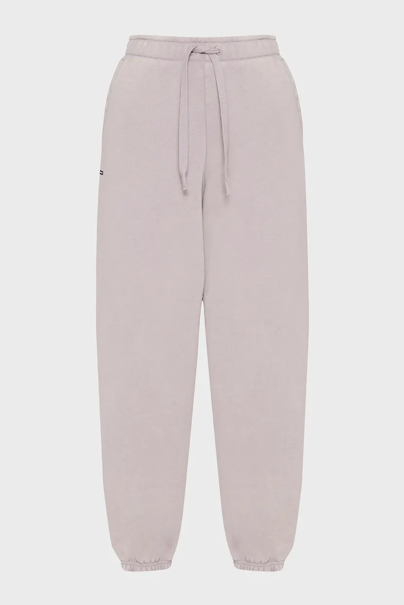 Женские пудровые спортивные брюки UA Icon HWT Flc OS Pant 6