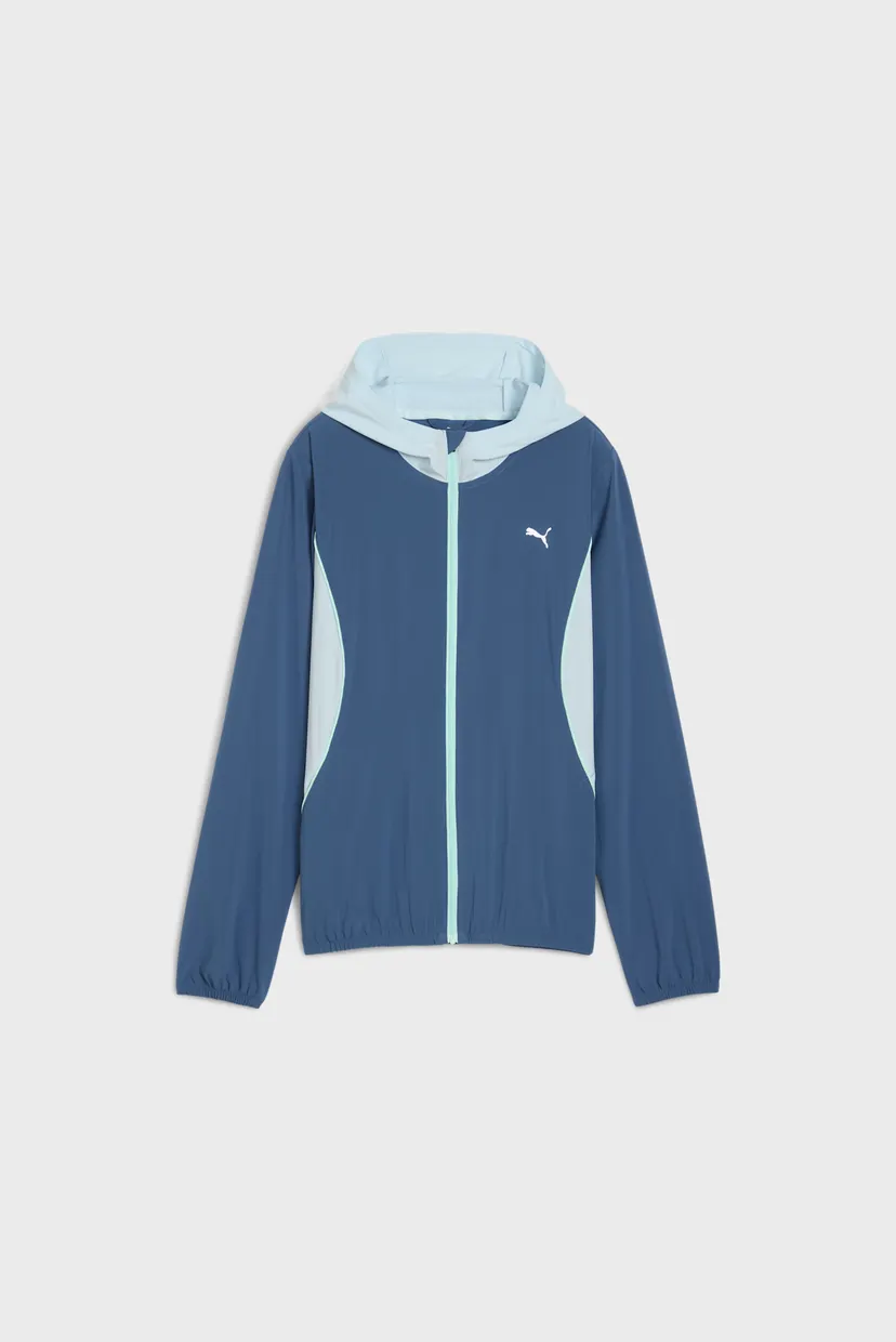 Жіноча синя вітровка VELOCITY Woven Running Jacket Women 6