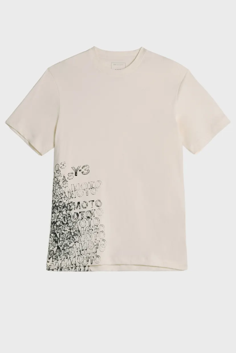 Біла футболка з візерунком Y-3 GFX SHORT SLEEVE (унісекс) 7