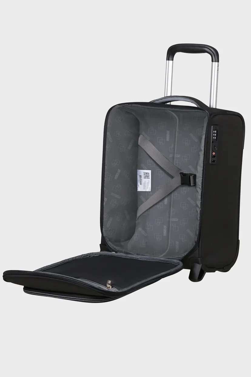 Чорна валіза 40 см CLOUDRIDER JET BLACK 4