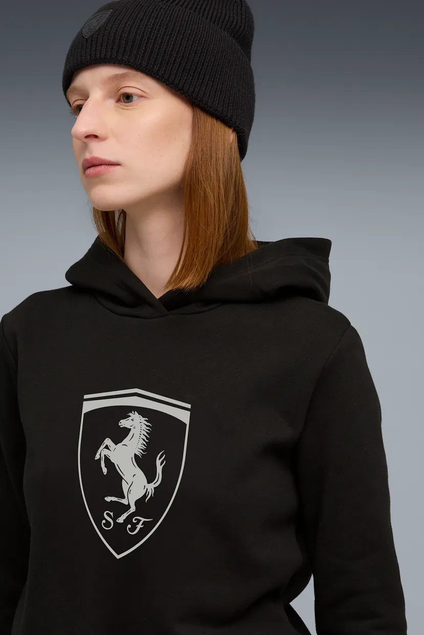 Жіноче чорне худі Scuderia Ferrari Sportswear Hoodie Women 4
