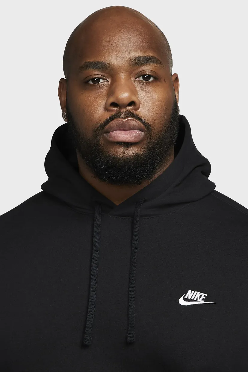 Чоловіче чорне худі M NSW CLUB HOODIE PO BB 5