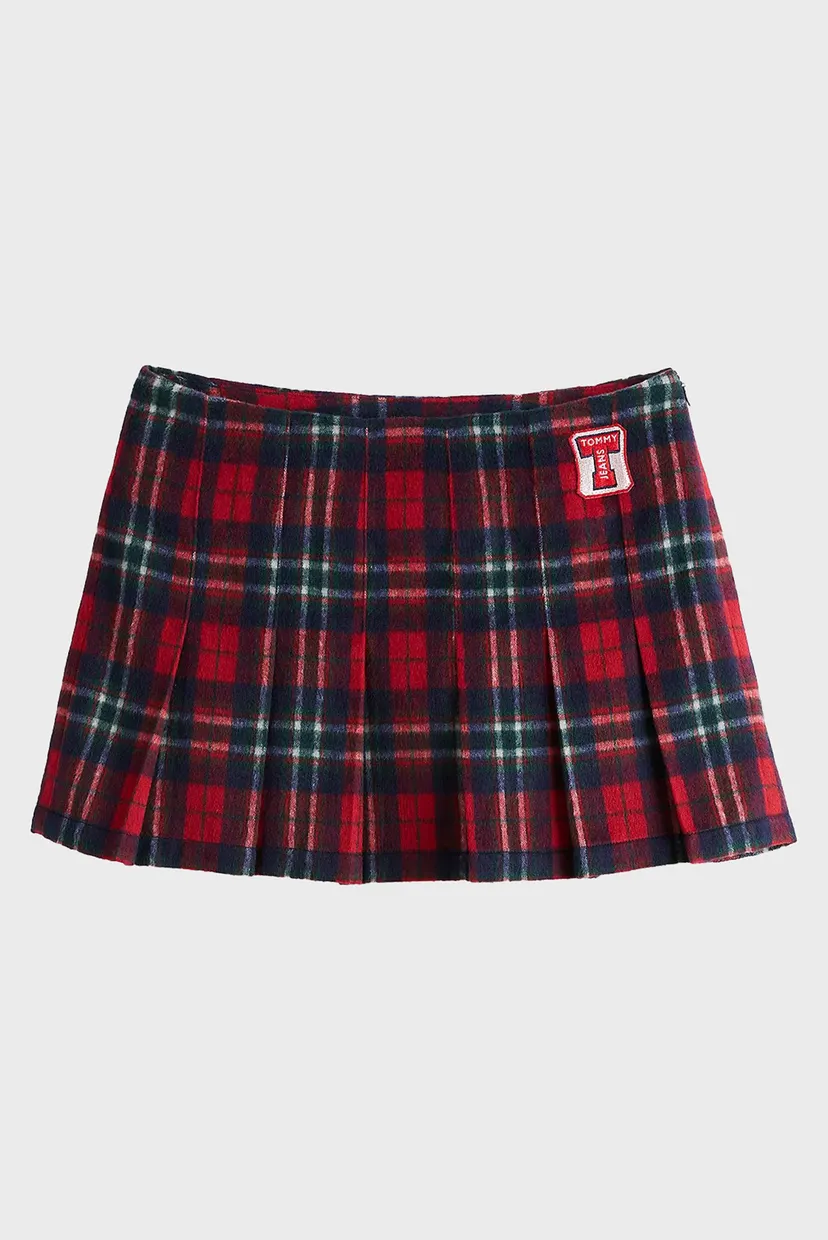 Женская юбка в клетку TJW PLAID PLEATED 5