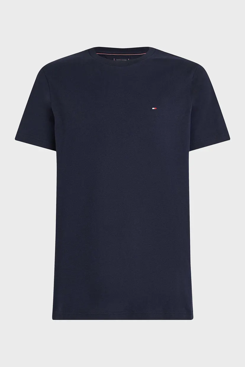 Чоловіча темно-синя футболка ESSENTIAL REG FIT SOLID TEE 5
