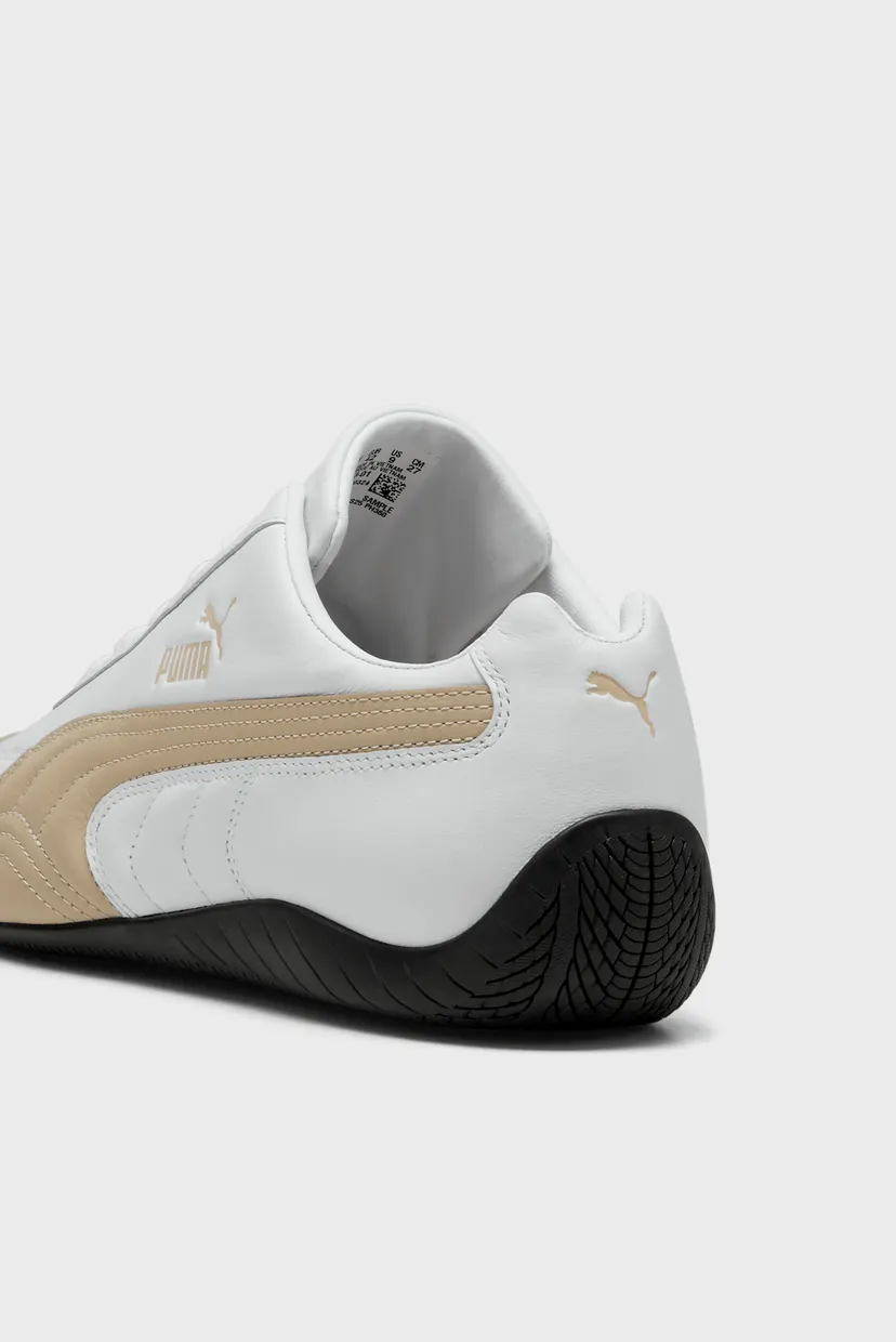 Белые кожаные кроссовки Speedcat Leather Sneakers Unisex 6