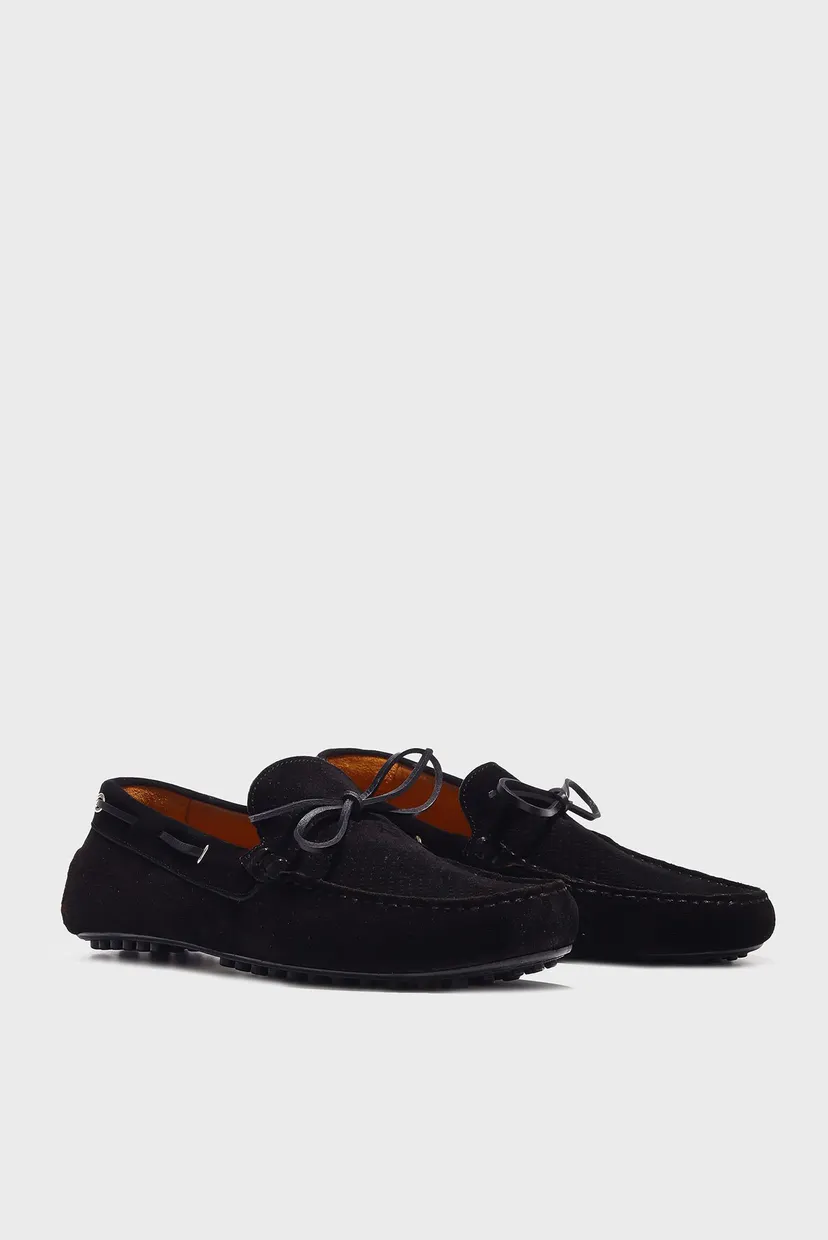 Чоловічі чорні замшеві мокасини Respect 81219-A2 BLACK — MD-Fashion