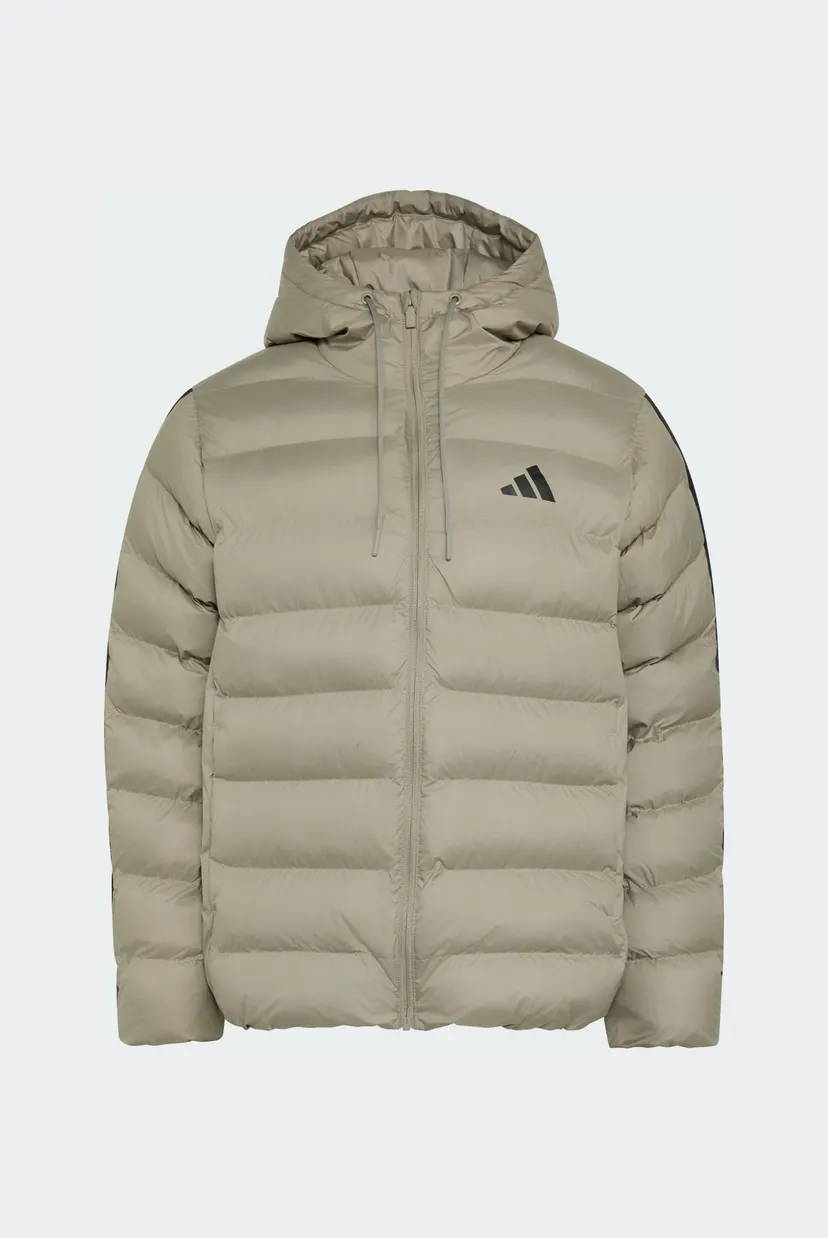 Чоловіча бежева куртка Essentials CLIMAWARM 3-Stripes Synthetic Down 6