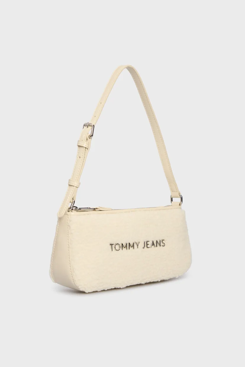 Жіноча біла сумка TJW ESS MUST SHOULDER BAG SHERPA 3
