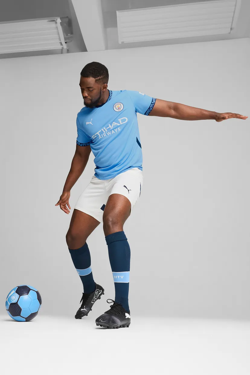 Чоловіча блакитна футболка Manchester City 24/25 Home Jersey Men