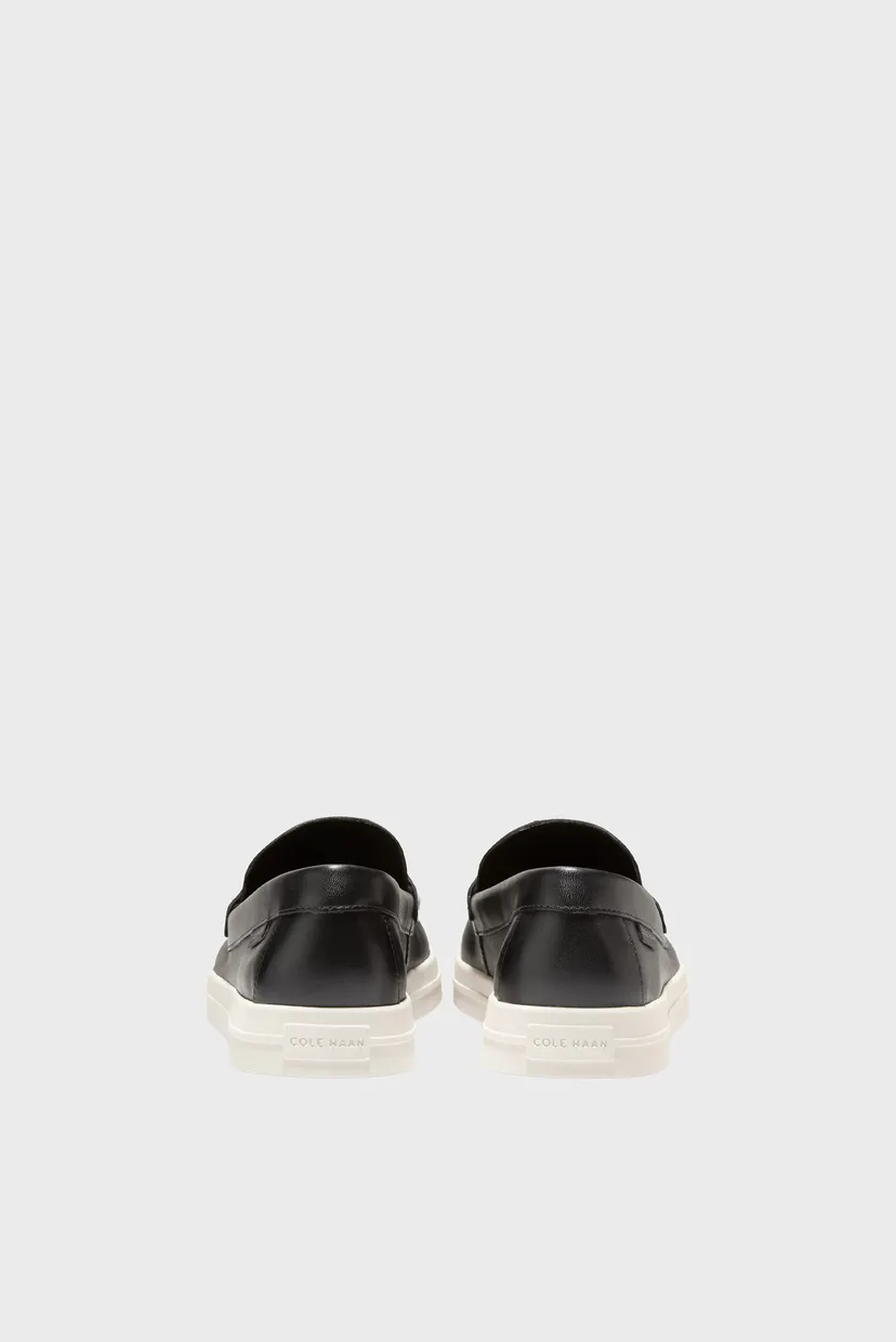 Чоловічі чорні шкіряні лофери Nantucket Drift Penny Loafer 4