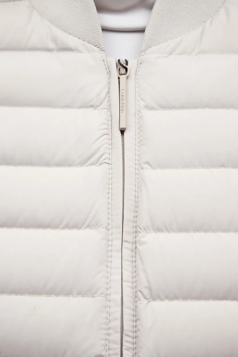 Жіночий світло-сірий пуховик PACKABLE SUPER LW PADDED BOMBER 3