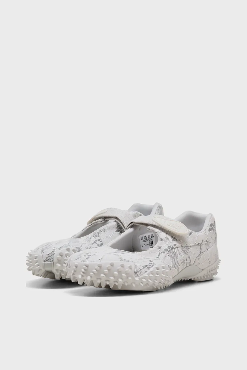 Светло-серые балетки Mostro Fey Lace Sneakers Unisex 3