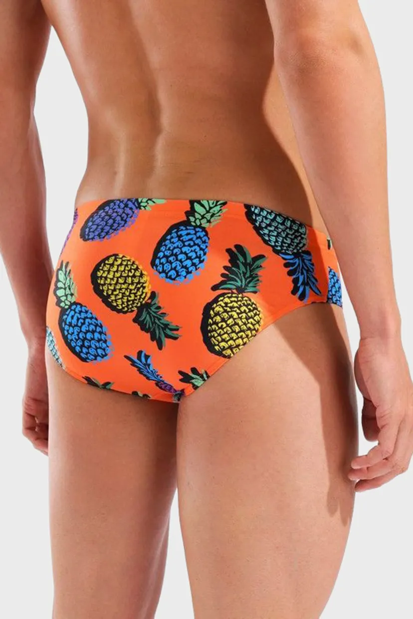 Чоловічі плавки з візерунком PINEAPPLES SWIM BRIEFS 3