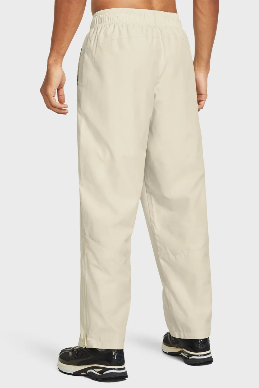 Мужские бежевые спортивные брюки UA Rush Woven Pants 3