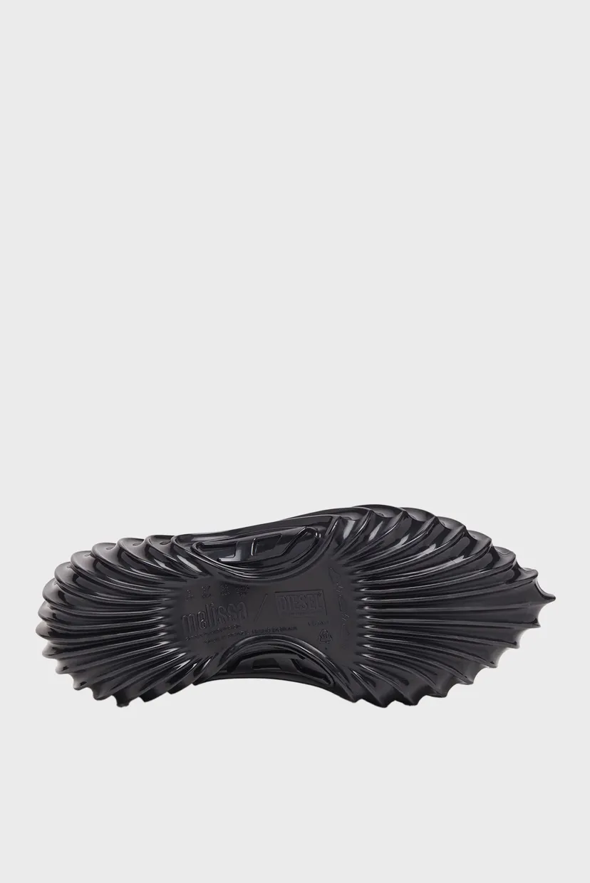 Женские черные слипоны Diesel х MELISSA QUANTUM 6