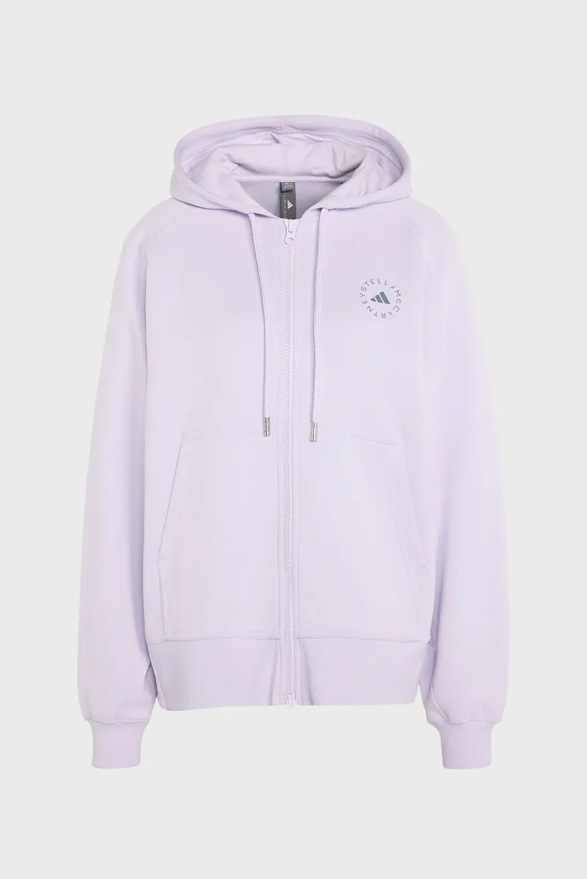 Жіноче бузкове худі adidas by Stella McCartney Full-Zip 6