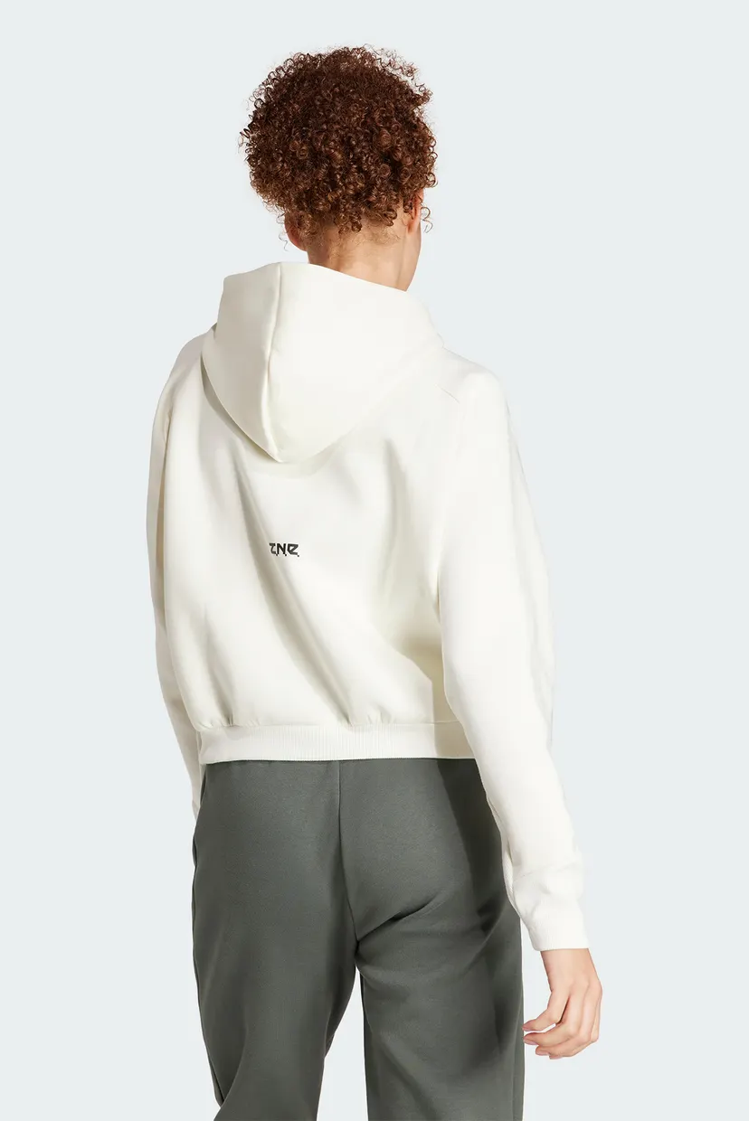 Жіноче біле худі adidas Z.N.E. Full-Zip adidas IS3918 — MD-Fashion