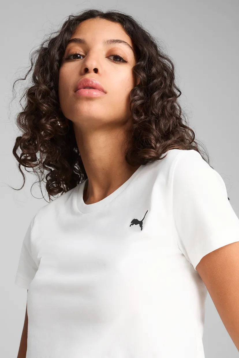 Жіноча біла футболка WARDROBE Essentials Baby Tee Women 5