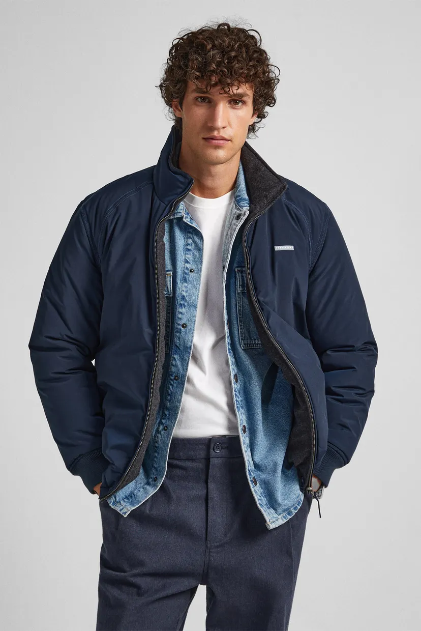 Мужская двусторонняя шерстяная куртка BANKS Pepe Jeans PM402829