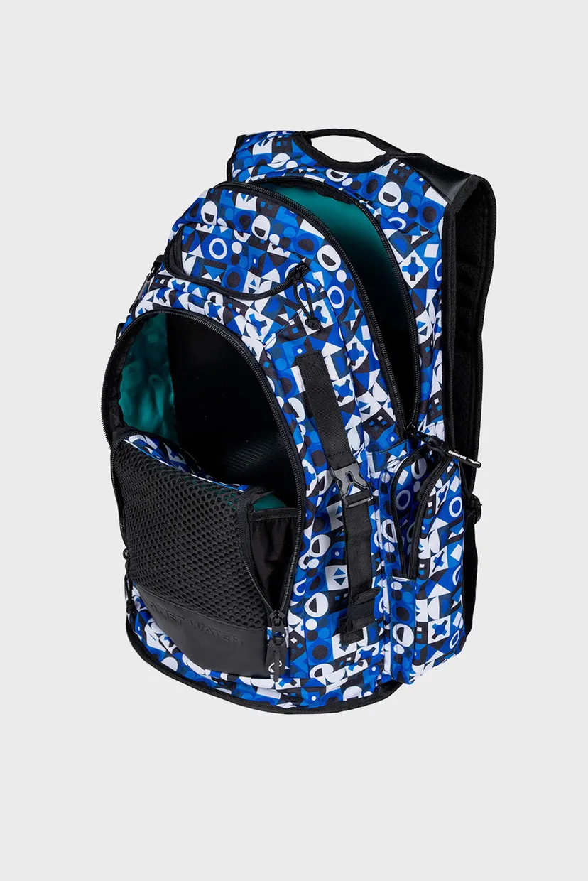 Синий рюкзак с узором ALL SET BACKPACK 45L AO 5