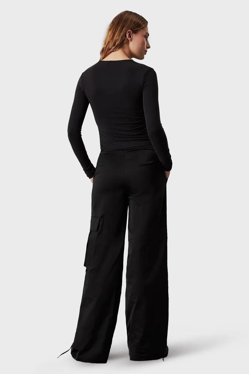 Женские черные карго SATIN CARGO UTILITY PANT 3