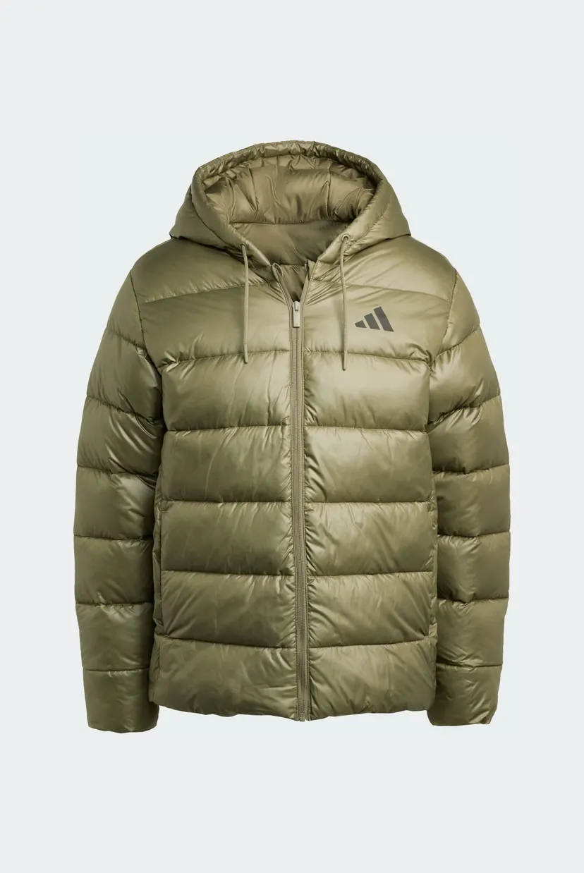 Чоловіча оливкова куртка Essentials CLIMAWARM Synthetic Down Puffer Hooded 6