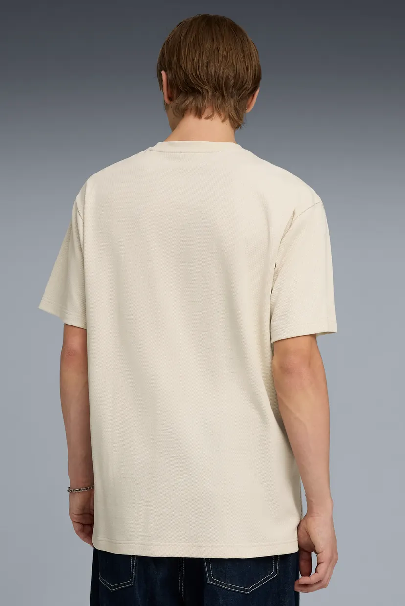 Мужская бежевая футболка Essentials Elevated Relaxed Tee Men 3