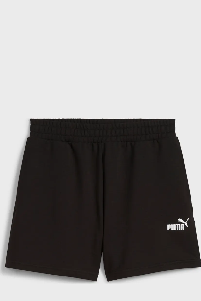 Женские черные шорты ESS Small No. 1 Logo Lightweight 4
