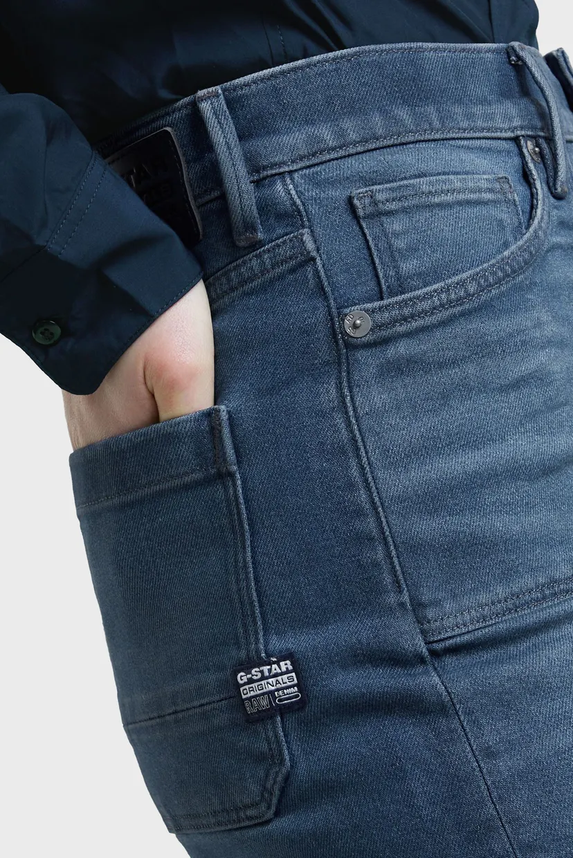 Жіночі сині джинси Deck 2.0 High Loose Patch Pocket 4