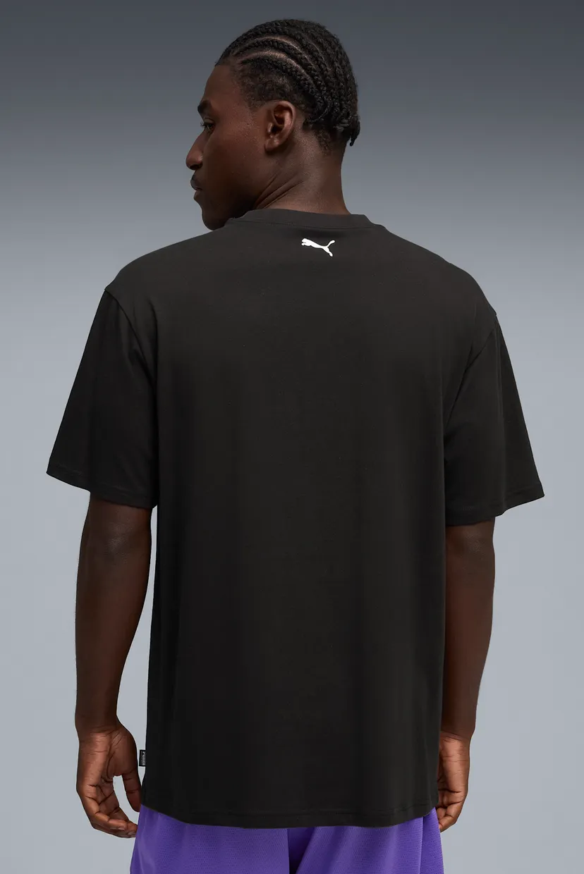 Чоловіча чорна футболка Junior Varsity VII Relaxed Basketball Tee Men 3