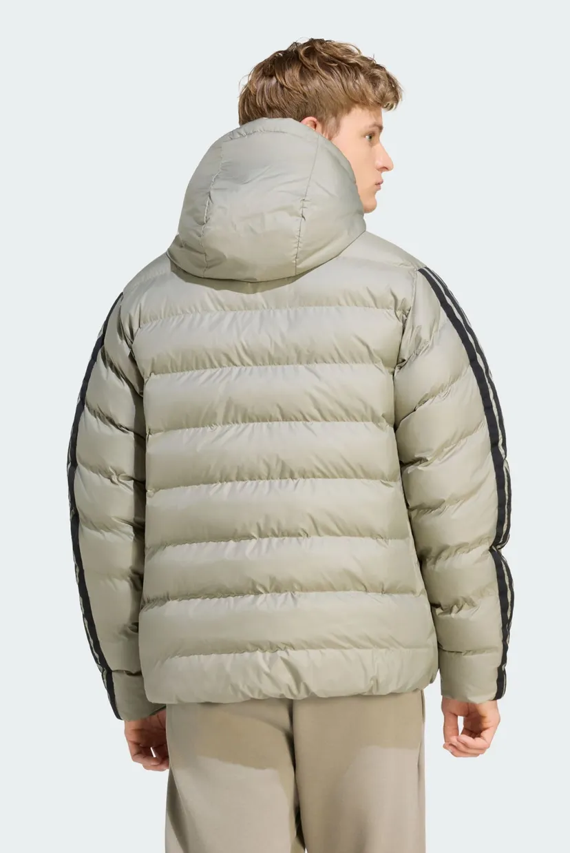 Мужская бежевая куртка Essentials CLIMAWARM 3-Stripes Synthetic Down 3