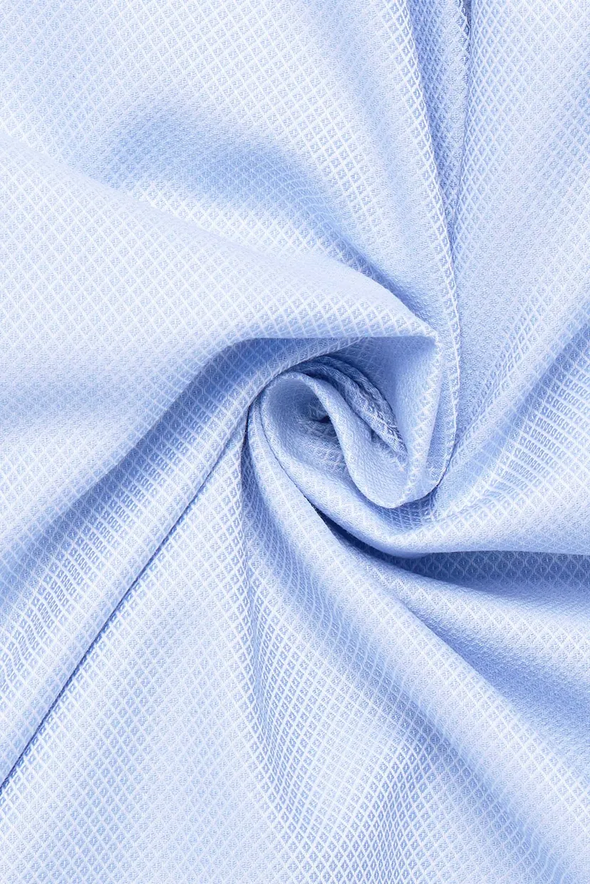Чоловіча блакитна сорочка з візерунком MODERN FIT 4