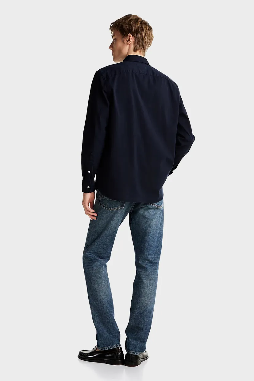 Чоловіча темно-синя сорочка GMD TWILL SOLID SHIRT 3