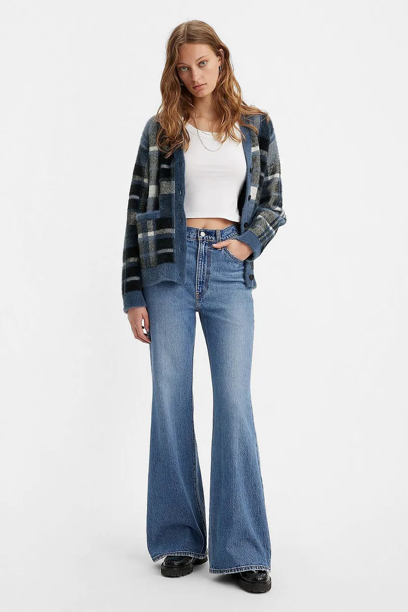 Женские синие джинсы Ribcage Bell Levi's® A7503;0009 — MD-Fashion