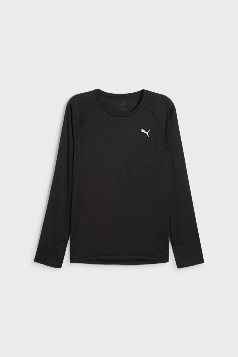 Чоловічий чорний лонгслів VELOCITY Long Sleeve Running Top Men 6