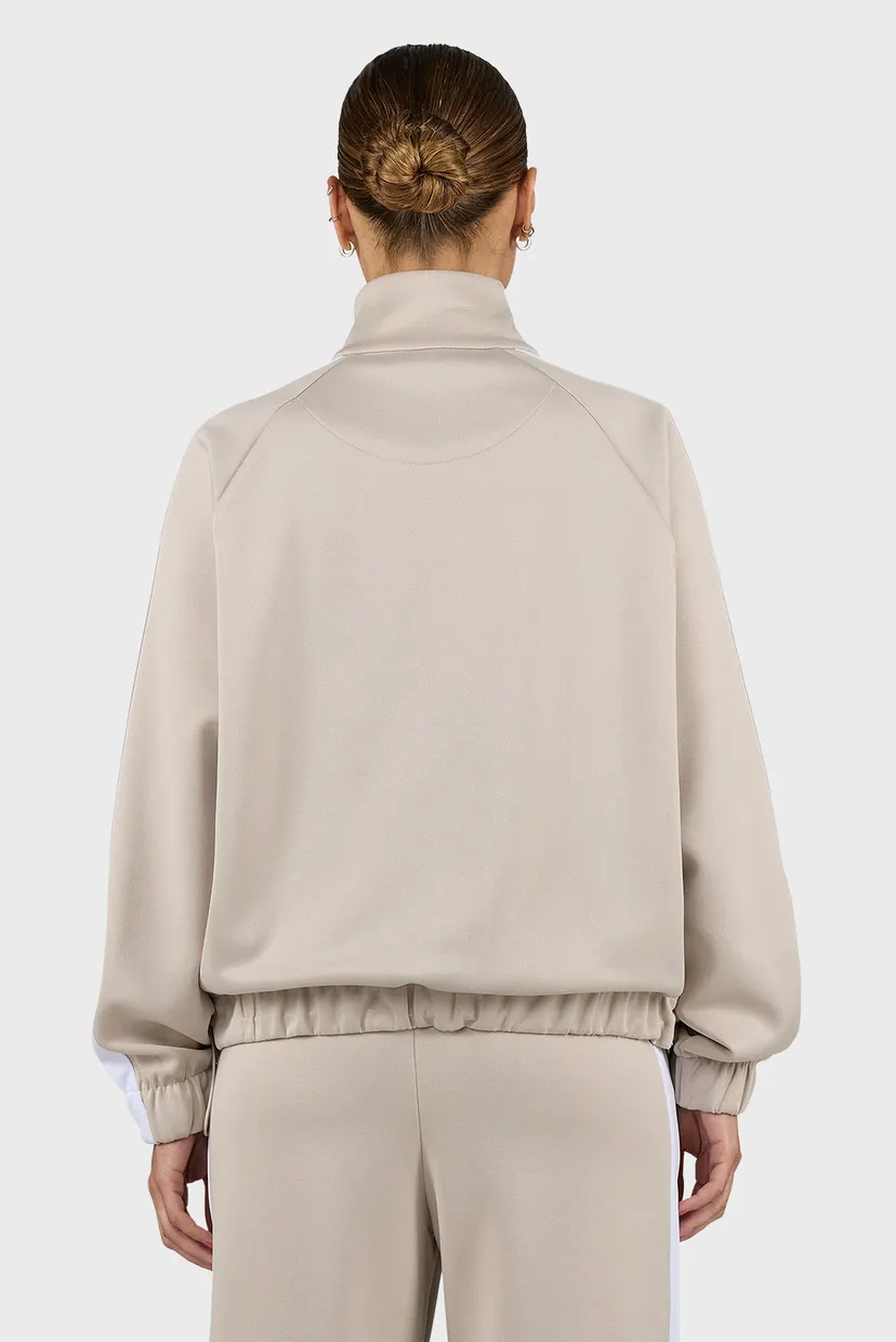 Жіноча бежева спортивна кофта Soboya Trackjacket 4